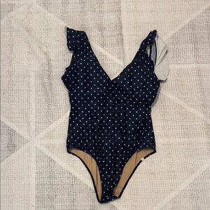Summersalt Navy Polka Dot One-Piece Swimsuit